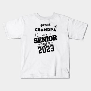 Proud Grandpa of a Senior Class of 2023 Kids T-Shirt